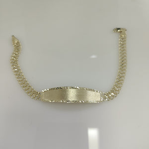 PULSERA TEJIDO ESCLAVA CHINO 14K 21 CM 10.3 GR (NUEVO)