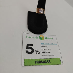 SOLITARIO ORO 10 K 2,39 GRMS (SEMINUEVO)