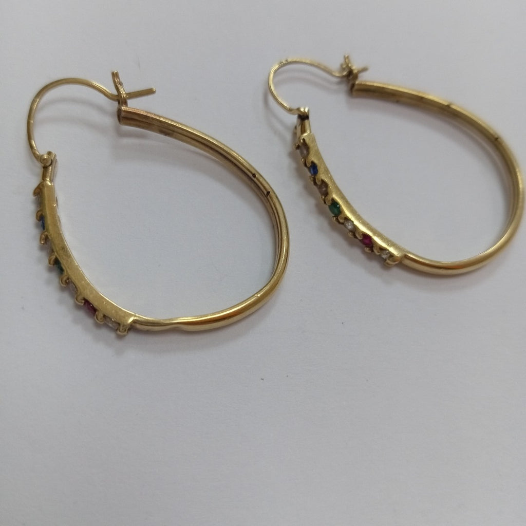 ARRACADAS PAR ORO 10 K 3.9 GRMS (SEMINUEVO)
