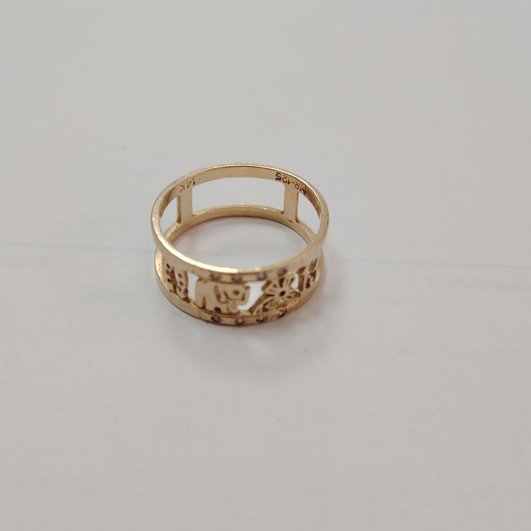ARGOLLA ORO 14 K 3,80 GRMS (SEMINUEVO)
