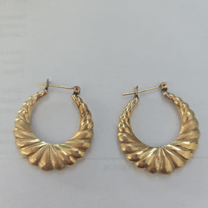 ARETES PAR ORO 10 K 3.9 GRMS (SEMINUEVO)