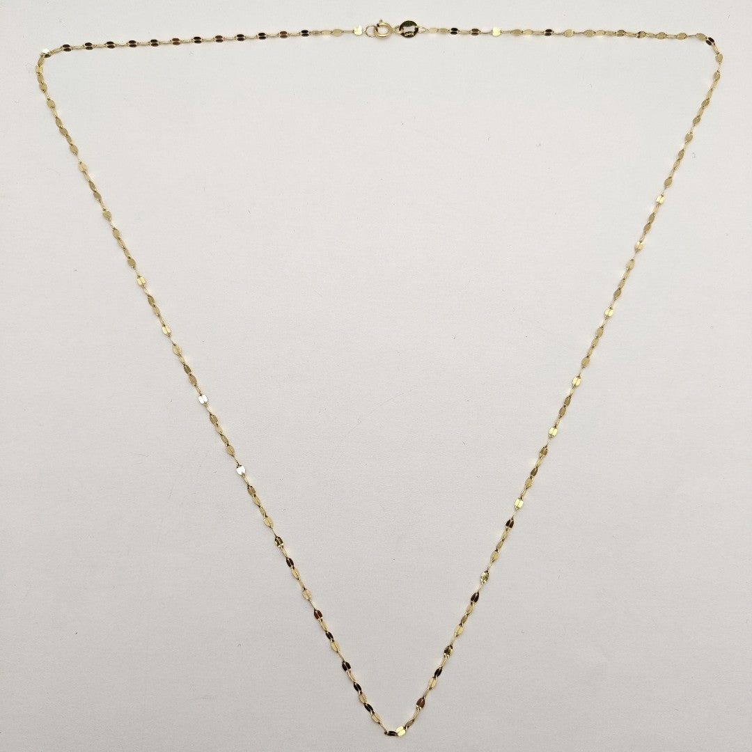CADENA ORO 14 K 1,30 GRMS (SEMINUEVO)