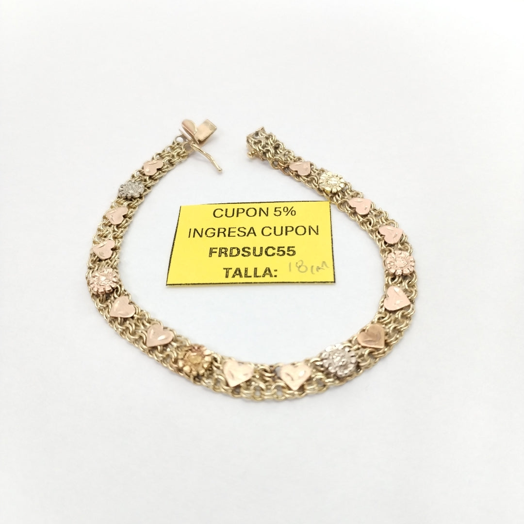 PULSERA ORO 14 K 9,70 GRMS (SEMINUEVO)