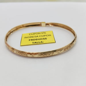 PULSERA RIGIDA ORO 14 K 4,80 GRMS (SEMINUEVO)
