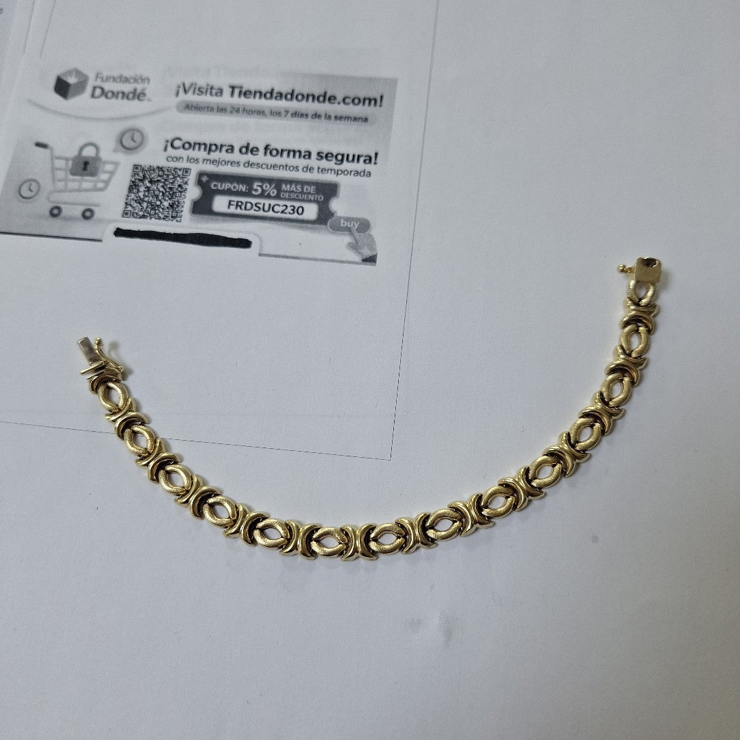 PULSERA ORO 14 K 12.3 GRMS (SEMINUEVO)