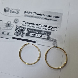 ARRACADAS PAR ORO 10 K 1.9 GRMS (SEMINUEVO)