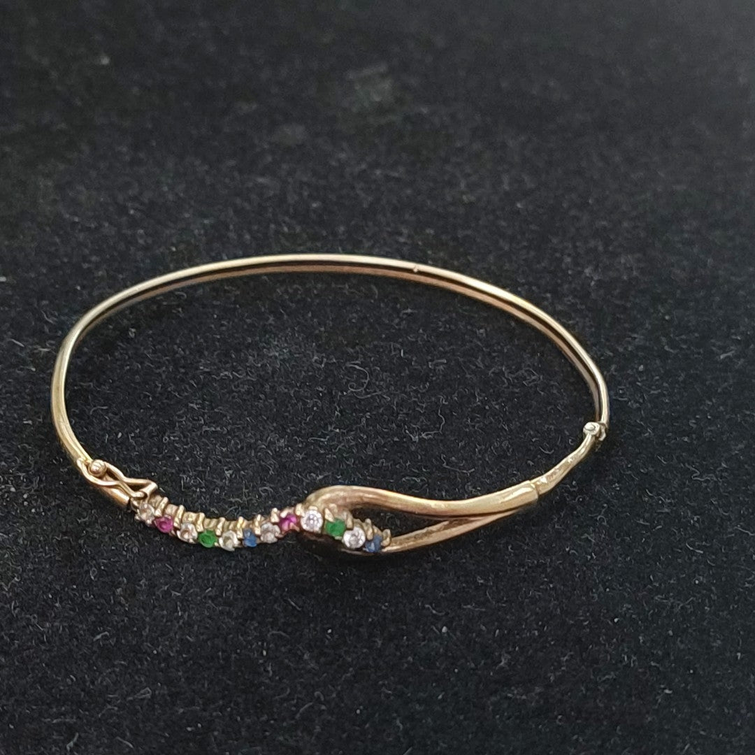 PULSERA RIGIDA ORO 10 K 5,20 GRMS (SEMINUEVO)