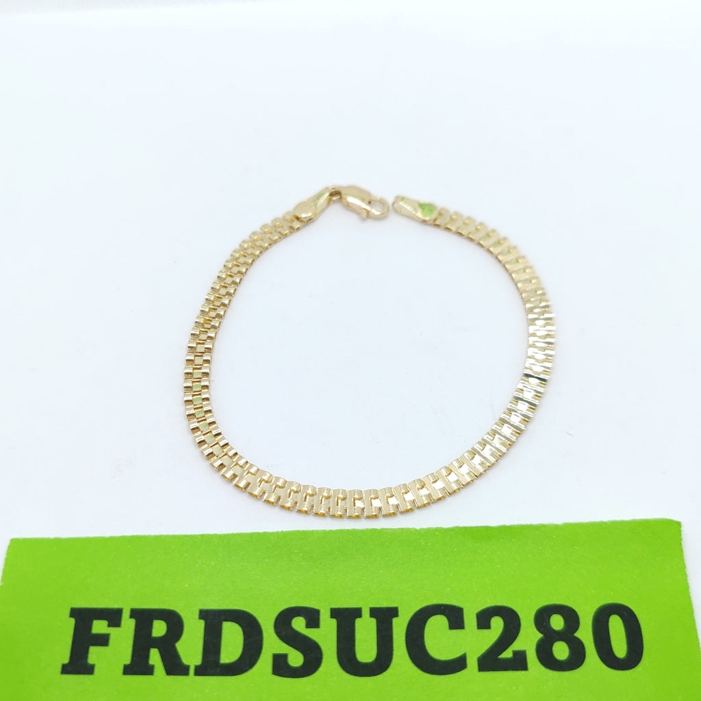 PULSERA ESPECIAL 14K 18 CM 4.2 GR (NUEVO)