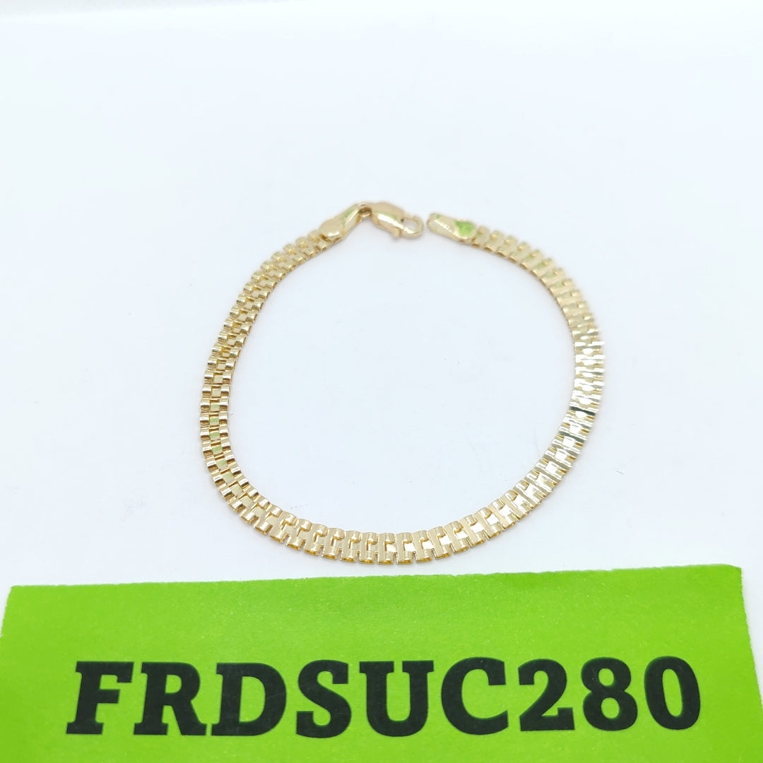 PULSERA ESPECIAL 14K 18 CM 4.2 GR (NUEVO)
