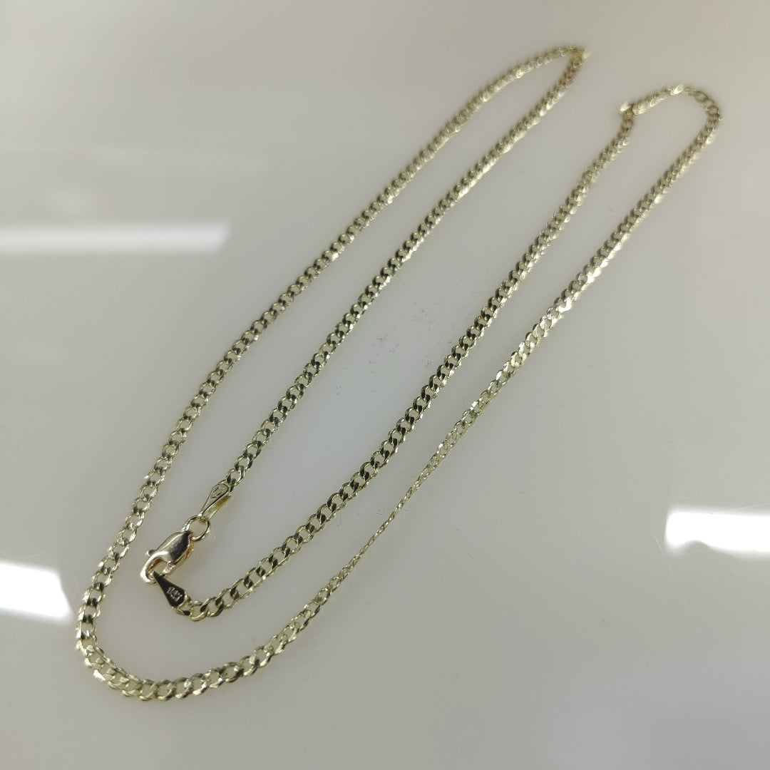CADENA BARBADA 14K 55 CM 5.1 GR (NUEVO)