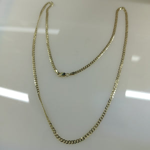 CADENA BARBADA 14K 55 CM 5.4 GR (NUEVO)