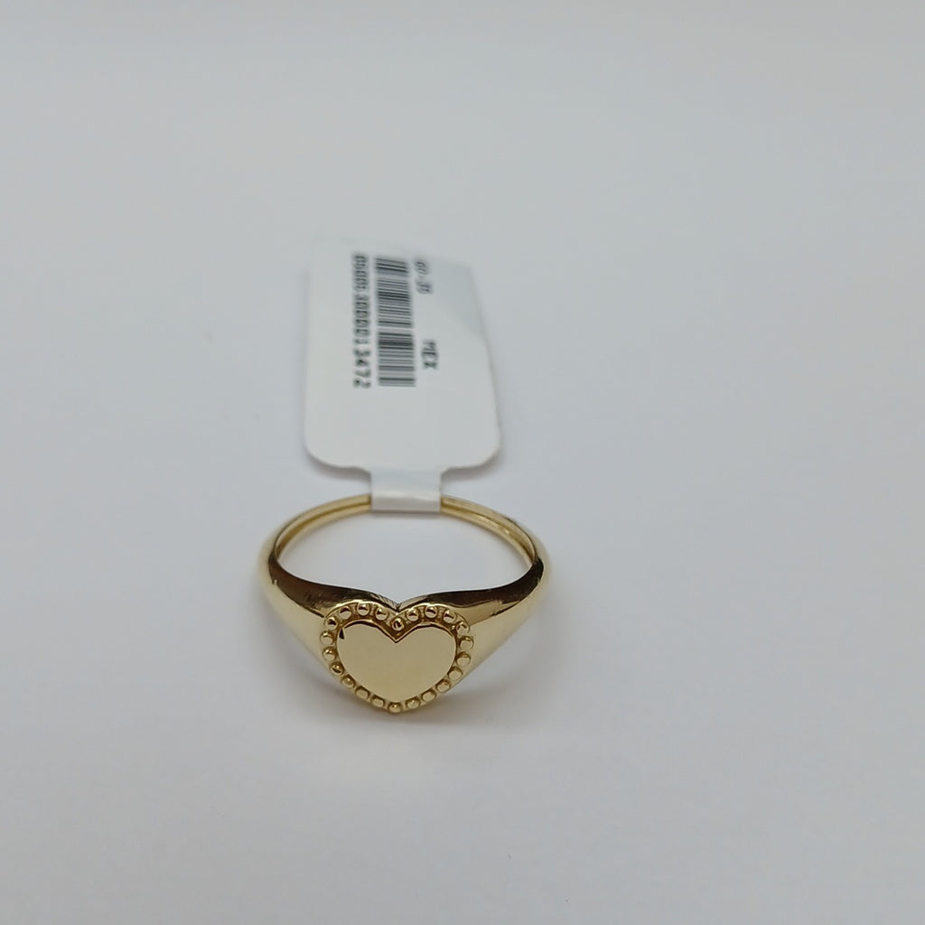 ANILLOS ANILLITO FIG CORAZON 10K TALLA 7 1.6 GR (NUEVO)