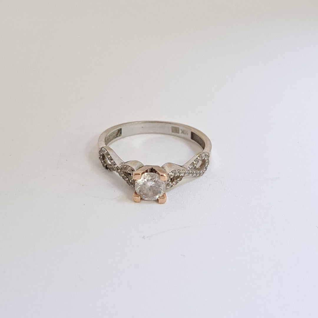 ANILLITO ORO BLANCO 10 K 2,60 GRMS (SEMINUEVO)