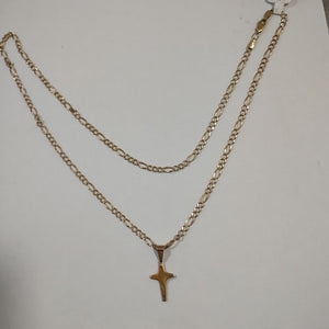 CADENA, CRUZ ORO 14 K 10.3 GRMS (SEMINUEVO)