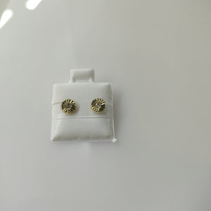 BROQUELES BROQUEL FIG BOTON C CIRCONIA 14K 0.2916 GR (NUEVO)