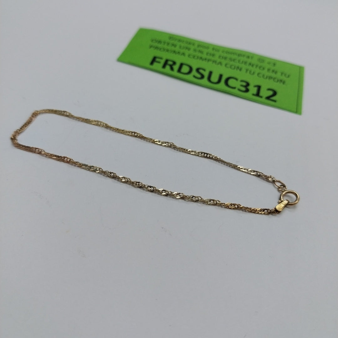 PULSERA ORO 10 K 0.8 GRMS (SEMINUEVO)