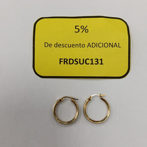 ARRACADAS PAR ORO 10 K 1,80 GRMS (SEMINUEVO)