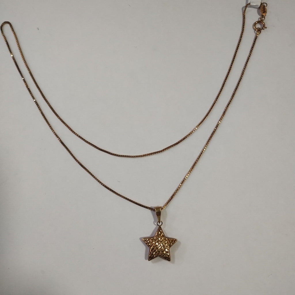 CADENA, DIJE ORO 10 K 2.6 GRMS (SEMINUEVO)