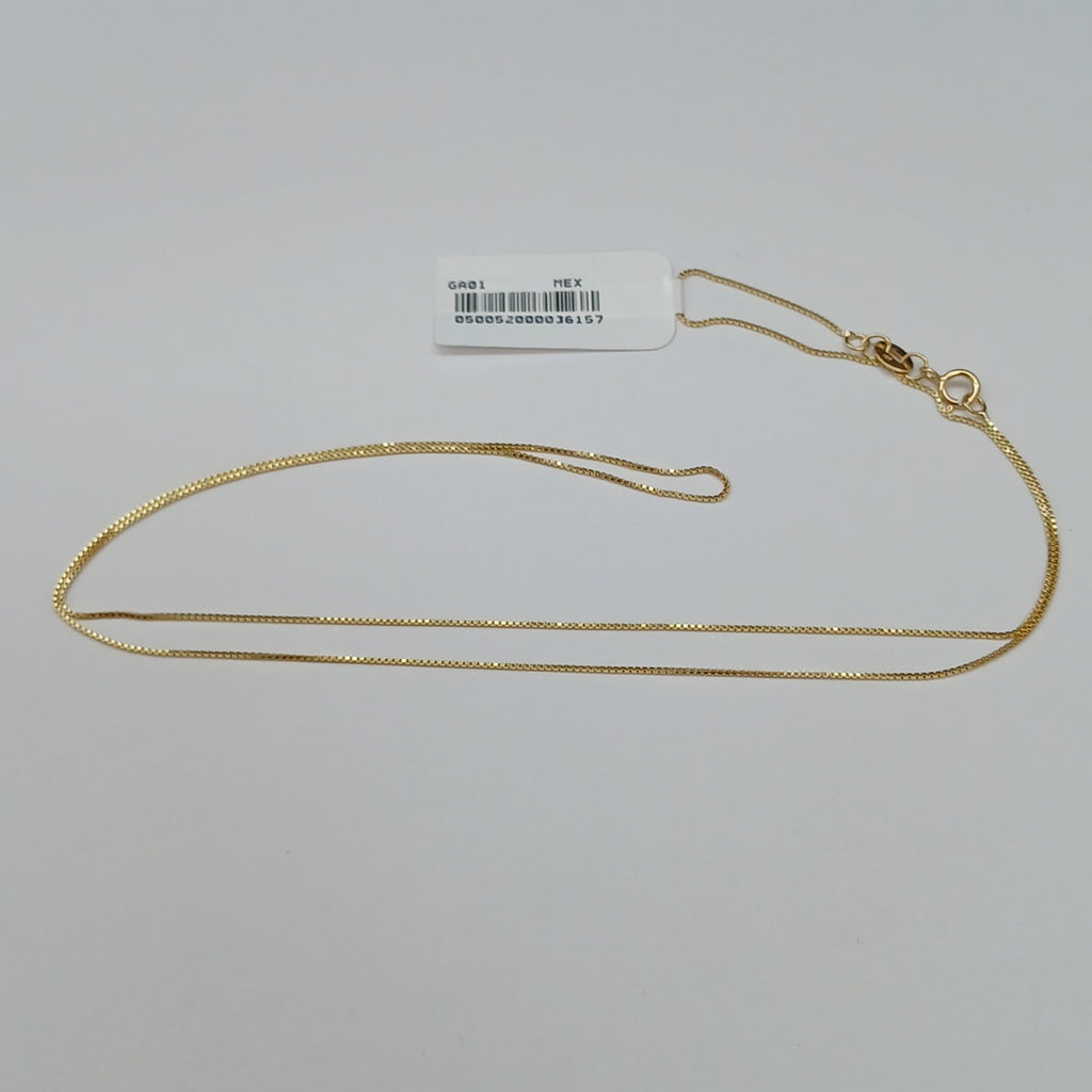 CADENA VENECIANO 14K 55 CM 1.7 GR (NUEVO)