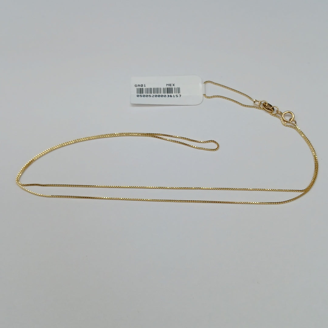 CADENA VENECIANO 14K 55 CM 1.7 GR (NUEVO)