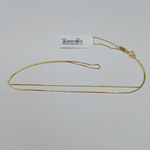 CADENA VENECIANO 14K 55 CM 1.7 GR (NUEVO)