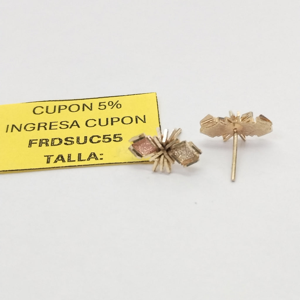 ARETES PAR ORO 14 K 1,20 GRMS (SEMINUEVO)