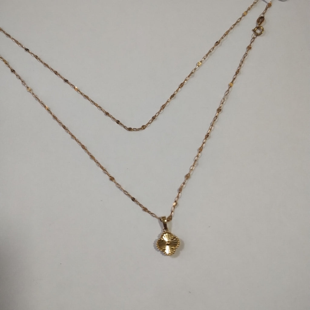 CADENA, DIJE ORO COMBINADO 10 K 2 GRMS (SEMINUEVO)