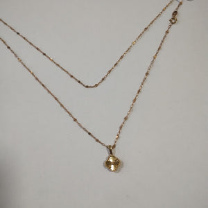 CADENA, DIJE ORO COMBINADO 10 K 2 GRMS (SEMINUEVO)