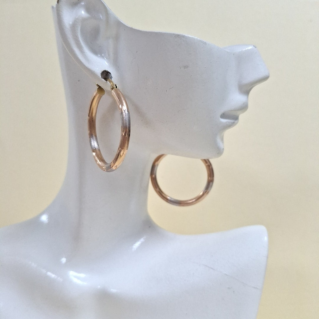 ARRACADAS PAR ORO 14 K 2.5 GRMS (SEMINUEVO)