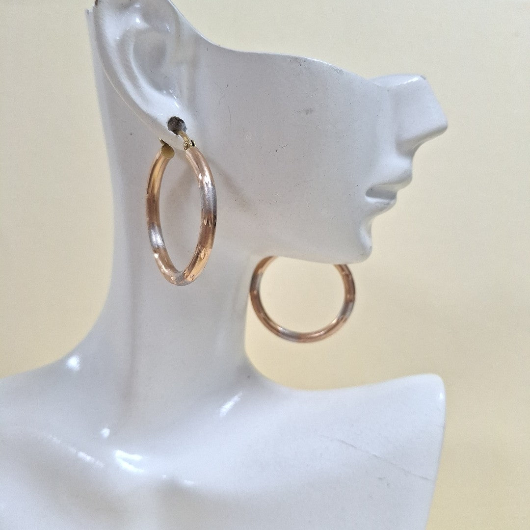 ARRACADAS PAR ORO 14 K 2.5 GRMS (SEMINUEVO)