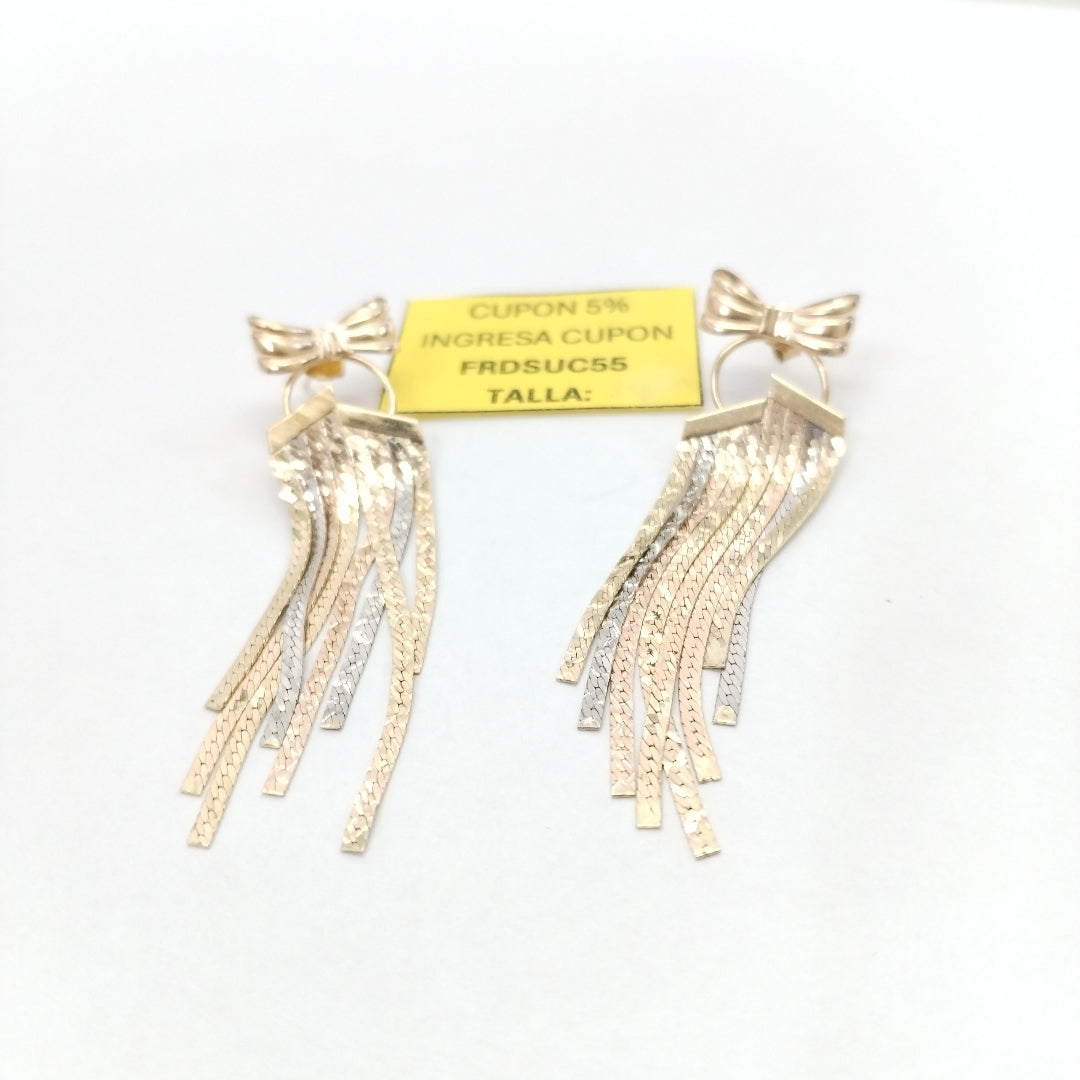ARETES PAR ORO 14 K 6,20 GRMS (SEMINUEVO)