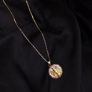 CADENA, DIJE ORO 10 K 3.9 GRMS (SEMINUEVO)