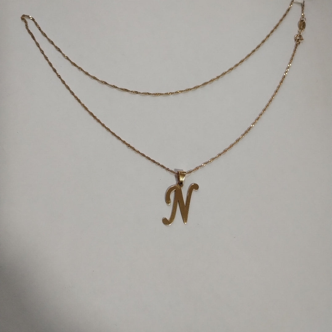 CADENA, DIJE ORO 10 K 1.7 GRMS (SEMINUEVO)