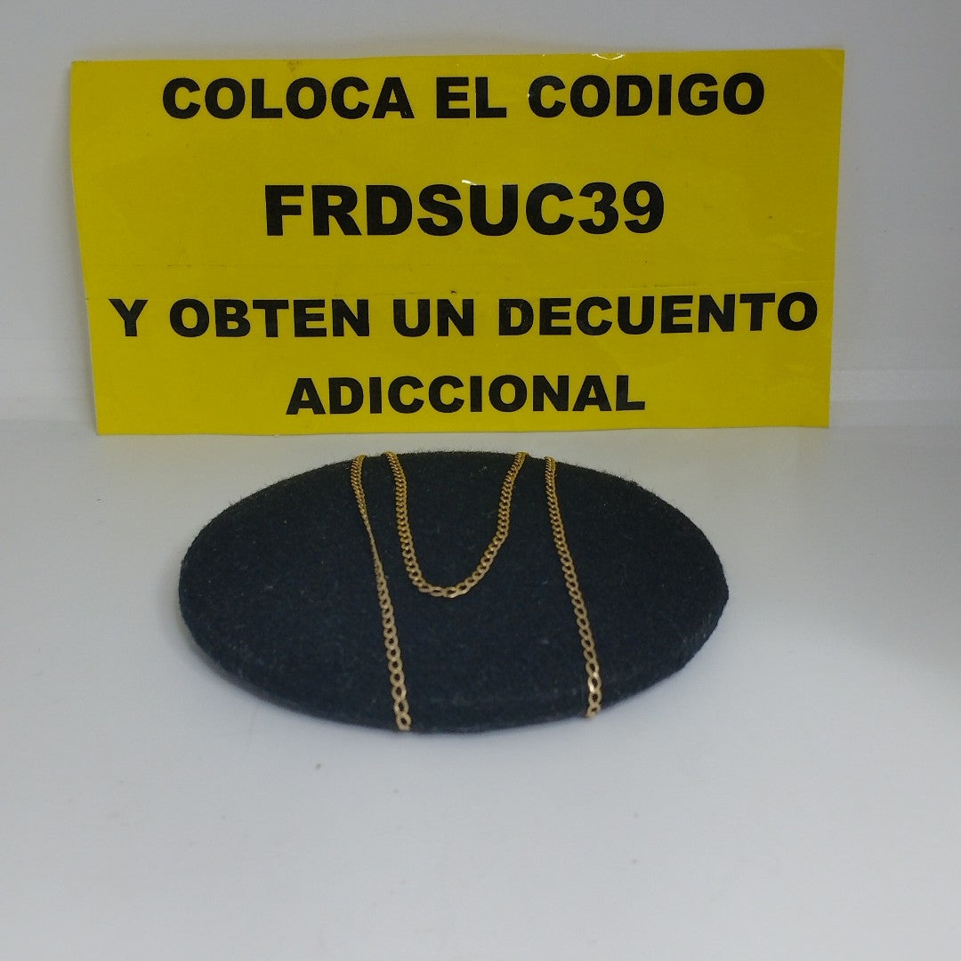 CADENA ORO 10 K 1,90 GRMS (SEMINUEVO)