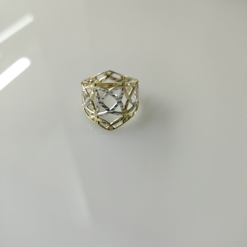 ANILLOS CON ESTRELLA CELTA 14K TALLA 6.5 2.1 GR (NUEVO)