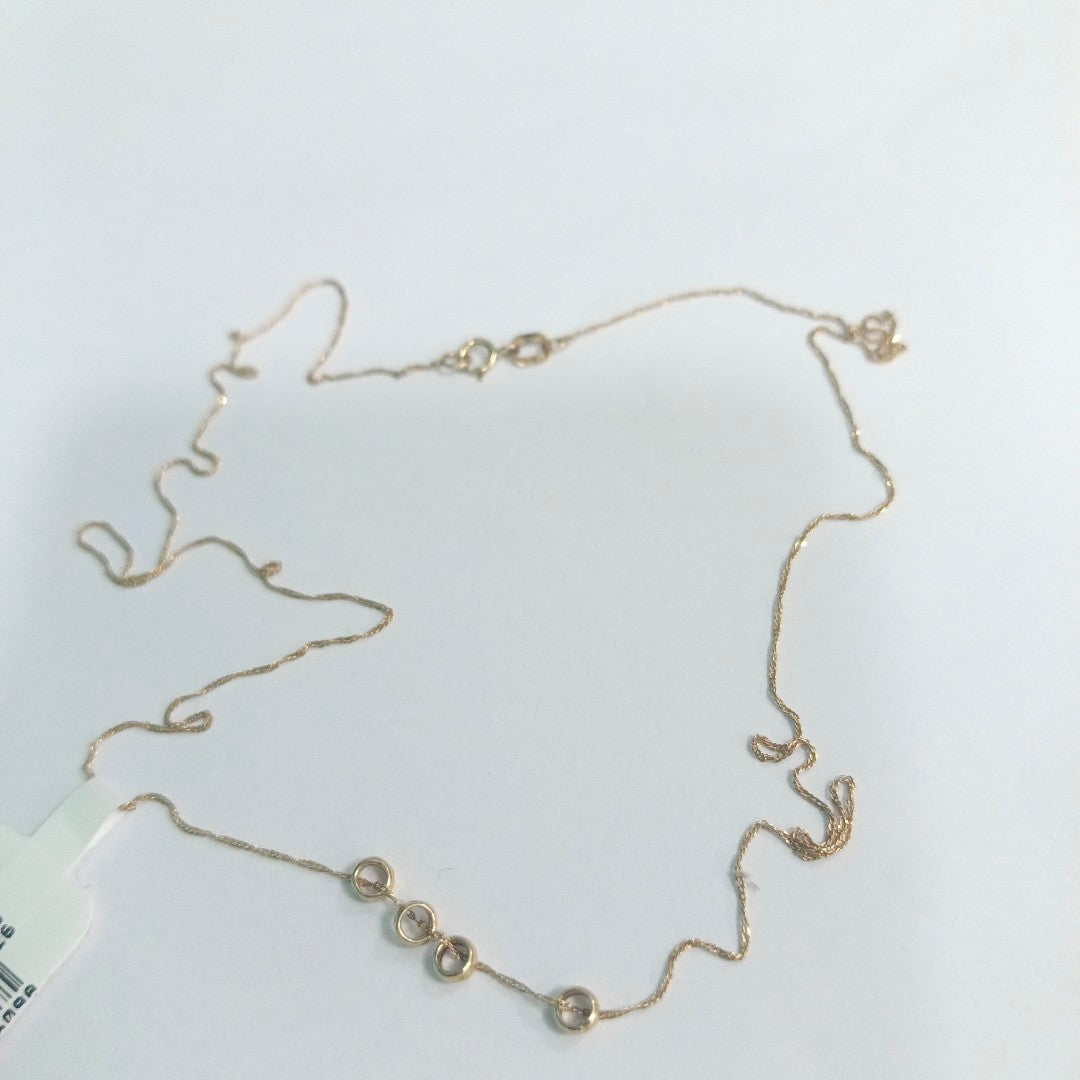 GARGANTILLA ORO 14 K 0,80 GRMS (SEMINUEVO)