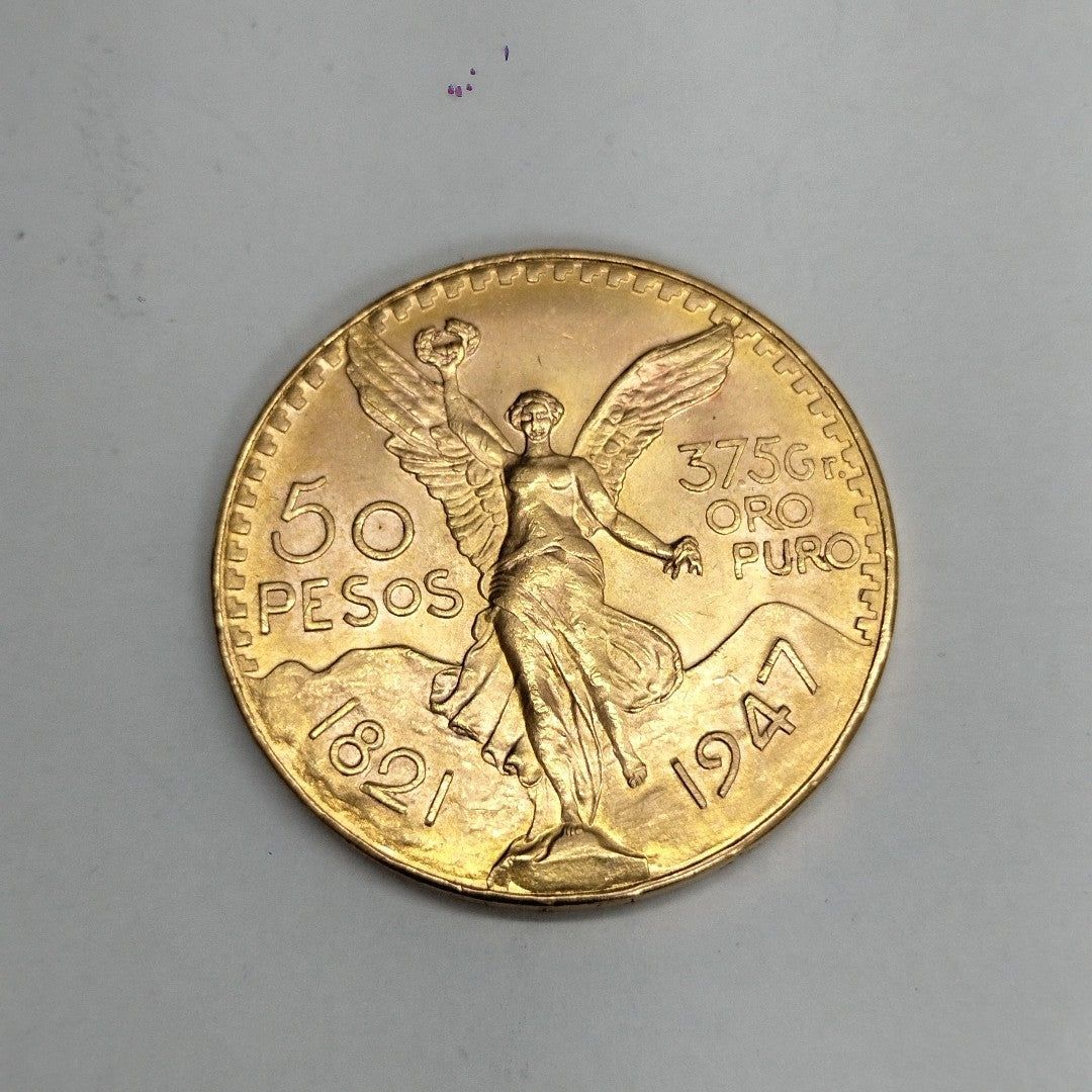 K1 41.6 GRMS 21 K IDENTIFICACIÓN MONEDA NOMINATIVA MONEDAS PESOS 50 PESOS (SEMINUEVO)