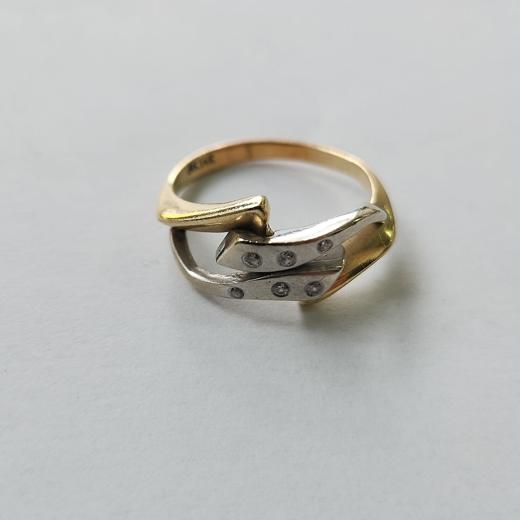 ANILLITO ORO,ORO COMBINADO 14 K 3,80 GRMS (SEMINUEVO)