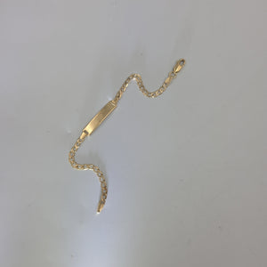 ESCLAVA ORO, RODIADO 10 K 2.4 GRMS (SEMINUEVO)