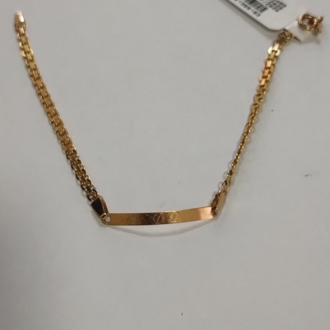 ESCLAVA ORO 14 K 3.3 GRMS (SEMINUEVO)