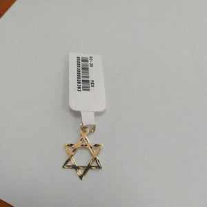 DIJE TEJIDO ESTRELLA DE DAVID 14K 0.5 GR (NUEVO)