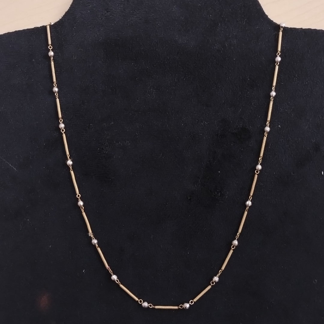 CADENA ORO,ORO BLANCO 14 K 5,30 GRMS (SEMINUEVO)