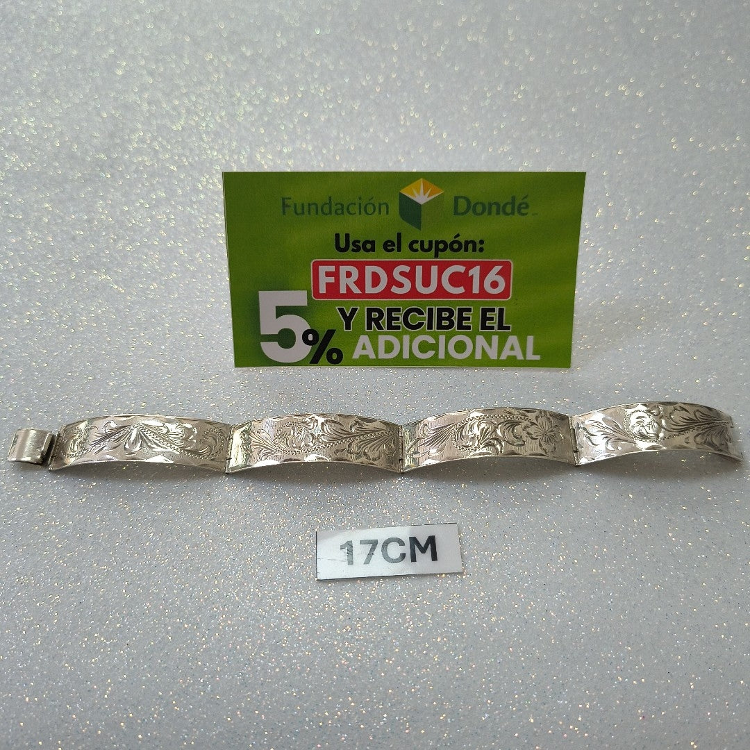 PULSERA RIGIDA PLATA 17,60 GRMS (SEMINUEVO)