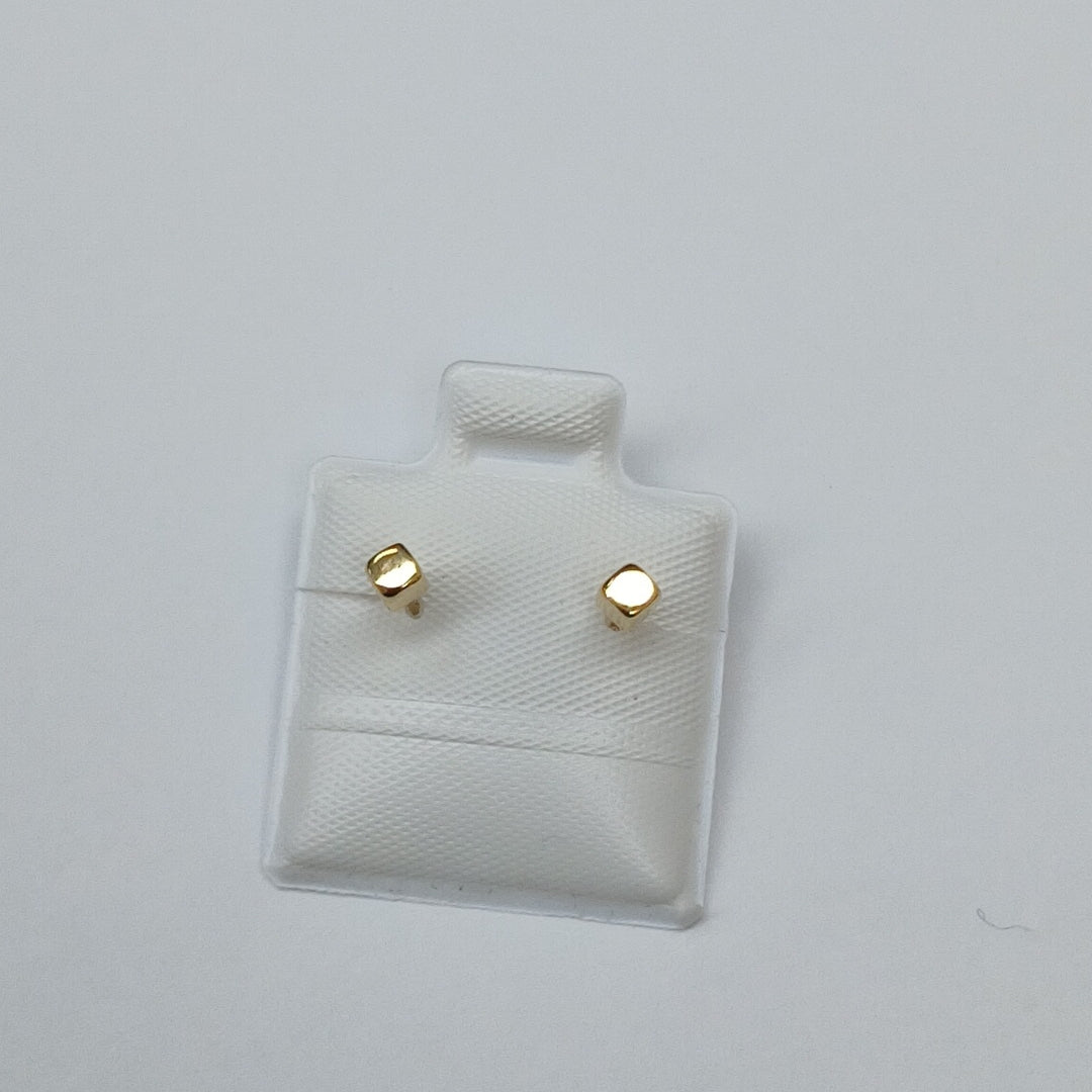 BROQUELES BROQUEL FIG CUBO 14K 0.203 GR (NUEVO)