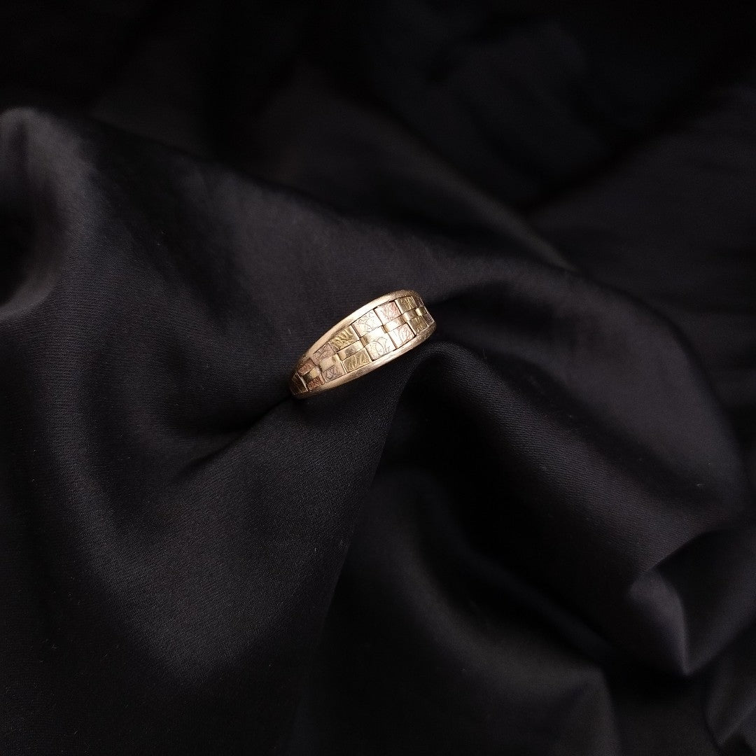 ANILLO ORO,ORO COMBINADO 14 K 2,90 GRMS (SEMINUEVO)