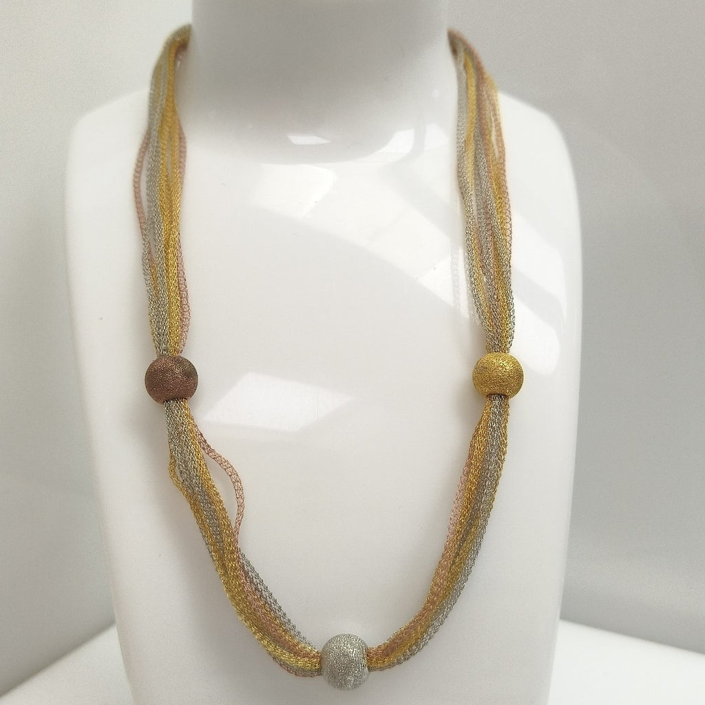 GARGANTILLA ORO COMBINADO 10 K 11,20 GRMS (SEMINUEVO)