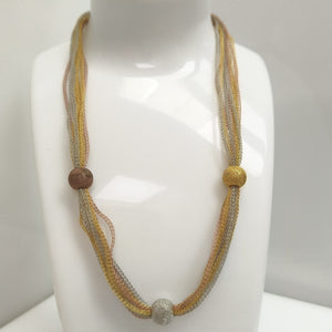 GARGANTILLA ORO COMBINADO 10 K 11,20 GRMS (SEMINUEVO)