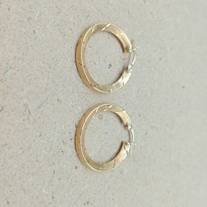 ARRACADAS PAR ORO 14 K 2.8 GRMS (SEMINUEVO)