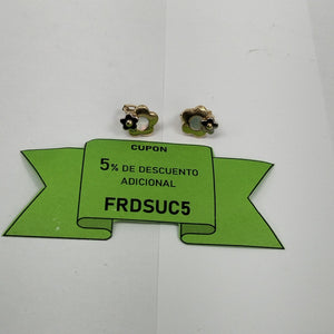 ARRACADAS PAR ORO 10 K 3,50 GRMS (SEMINUEVO)