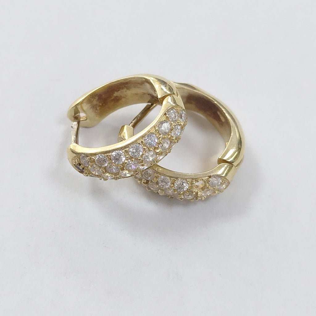 ARRACADAS PAR ORO 14 K 6.7 GRMS (SEMINUEVO)